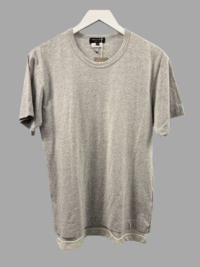 COMME des GARCONS HOMME PLUS AD 2017 Grey Cotton Mesh Panel T-Shirt Size S